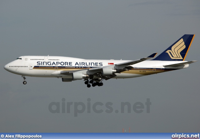 9V-SPQ, Boeing 747-400, Singapore Airlines