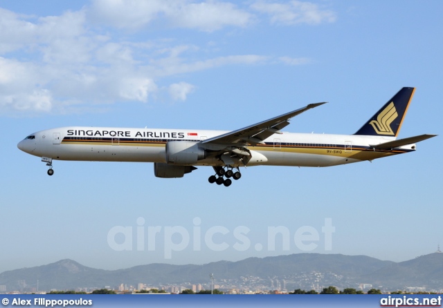 9V-SWQ, Boeing 777-300ER, Singapore Airlines