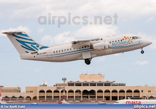 A2-ABH, British Aerospace Avro RJ85, Air Botswana