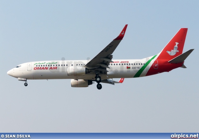 A4O-BJ, Boeing 737-800, Oman Air