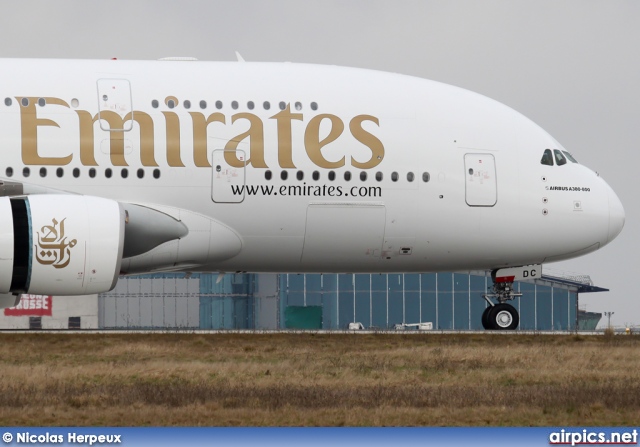 A6-EDC, Airbus A380-800, Emirates