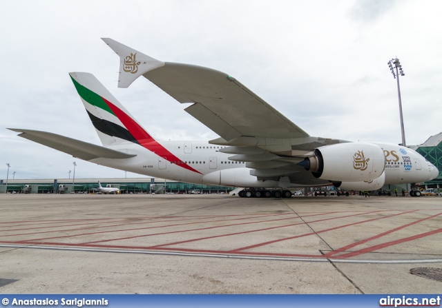 A6-EEB, Airbus A380-800, Emirates