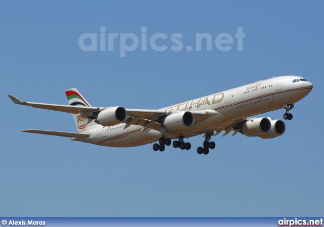 A6-EHC, Airbus A340-500, Etihad Airways