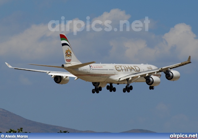 A6-EHC, Airbus A340-500, Etihad Airways