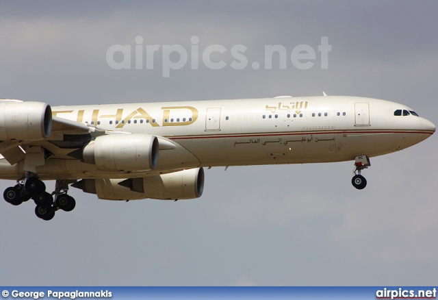 A6-EHC, Airbus A340-500, Etihad Airways