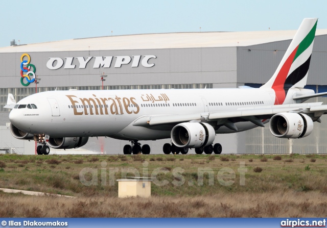 A6-ERA, Airbus A340-500, Emirates