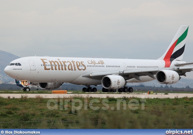 A6-ERH, Airbus A340-500, Emirates