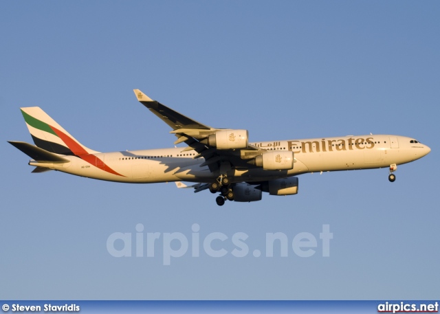 A6-ERH, Airbus A340-500, Emirates