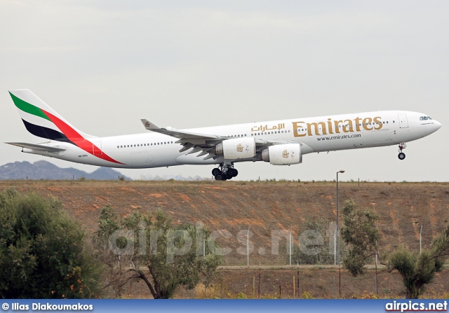 A6-ERH, Airbus A340-500, Emirates