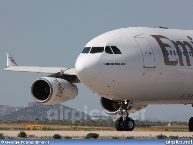 A6-ERO, Airbus A340-300, Emirates