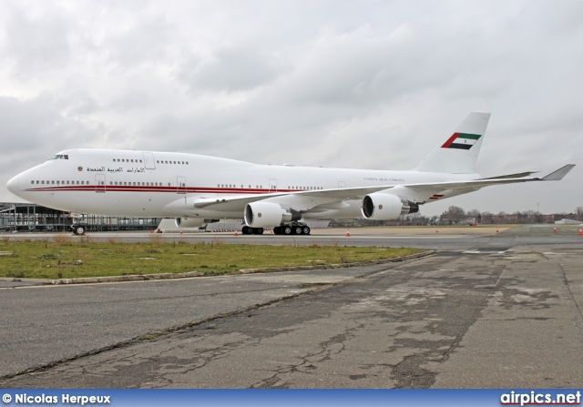 A6-HRM, Boeing 747-400, Dubai Air Wing - Royal Flight