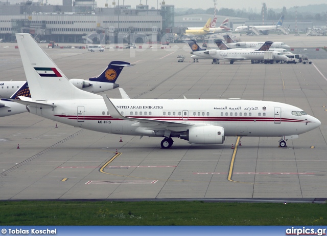 A6-HRS, Boeing 737-700/BBJ, United Arab Emirates
