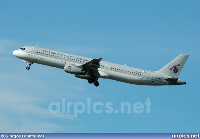 A7-ADT, Airbus A321-200, Qatar Airways