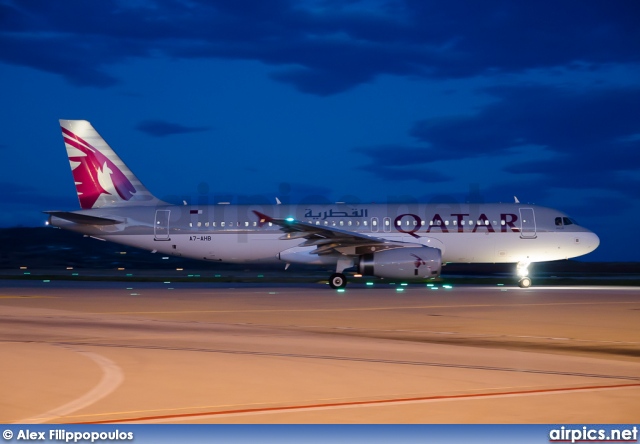 A7-AHB, Airbus A320-200, Qatar Airways