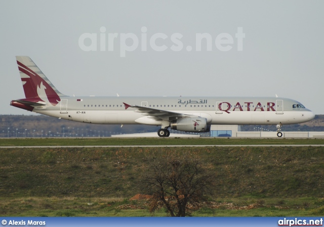 A7-AIA, Airbus A321-200, Qatar Airways