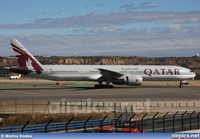 A7-BAB, Boeing 777-300ER, Qatar Airways