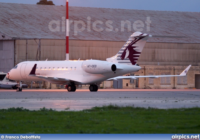A7-CED, Bombardier Global 5000, Qatar Executive