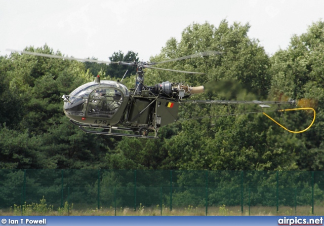 A79, Sud Aviation SA-318C Alouette II, Belgian Air Force