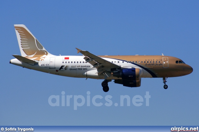 A9C-EV, Airbus A319-100, Gulf Air