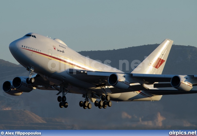 A9C-HAK, Boeing 747-SP, Bahrain Royal Flight