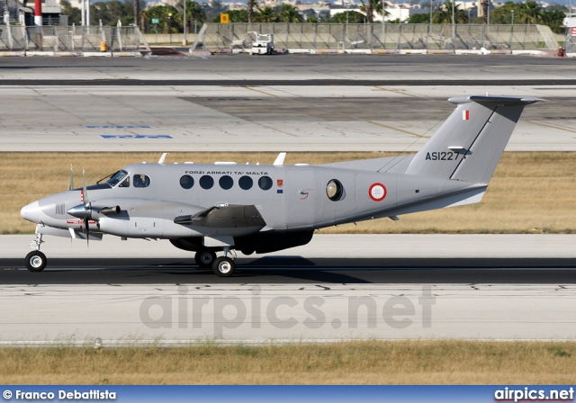 AS1227, Beechcraft 200 Super King Air, Malta Air Force