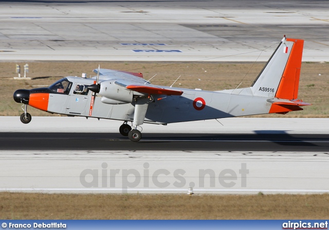 AS9516, Britten-Norman BN-2B Islander II, Malta Air Force