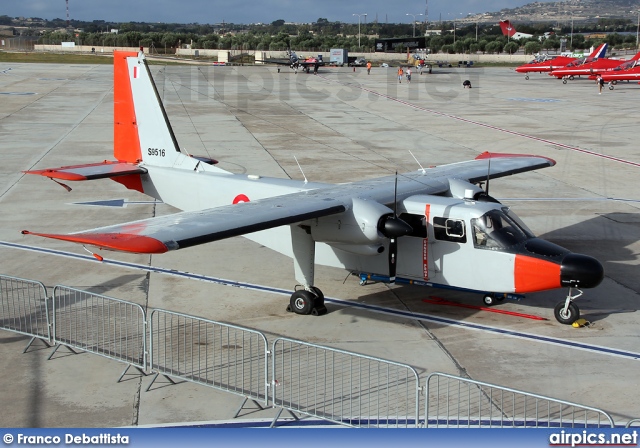 AS9516, Britten-Norman BN-2B Islander II, Malta Air Force