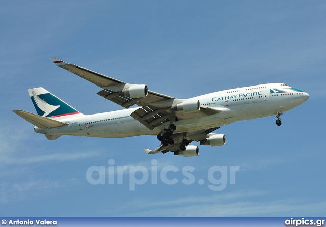 B-HKU, Boeing 747-400, Cathay Pacific