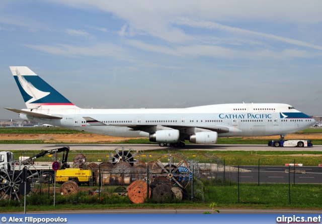 B-HOV, Boeing 747-400, Cathay Pacific