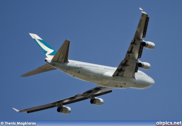 B-HUE, Boeing 747-400, Cathay Pacific