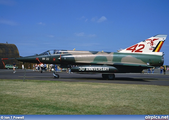 BR22, Dassault Mirage 5VR, Belgian Air Force