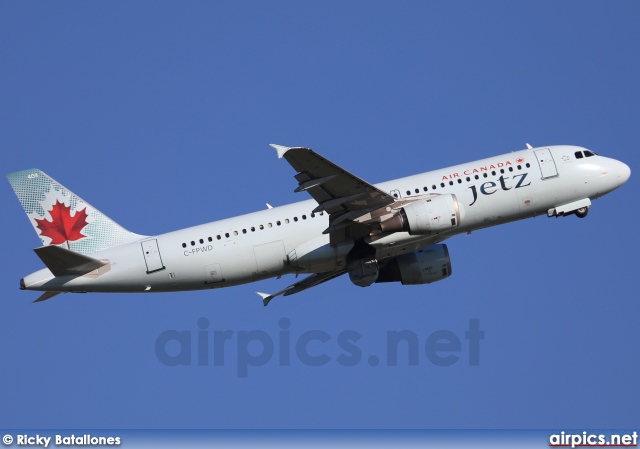 C-FPWD, Airbus A320-200, Air Canada Jetz