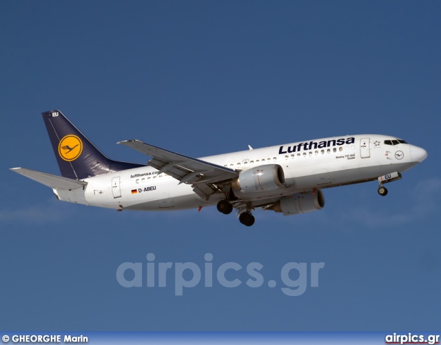 D-ABEU, Boeing 737-300, Lufthansa