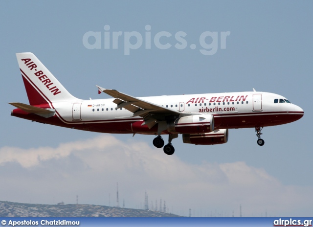 D-ABGC, Airbus A319-100, Air Berlin