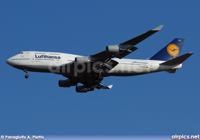 D-ABTC, Boeing 747-400M, Lufthansa