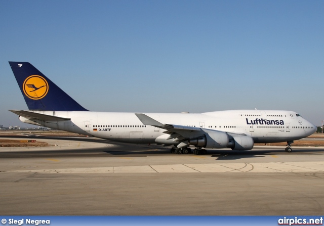 D-ABTF, Boeing 747-400M, Lufthansa