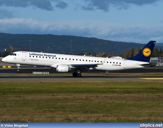 D-AEBH, Embraer ERJ 190-200LR (Embraer 195), Lufthansa CityLine
