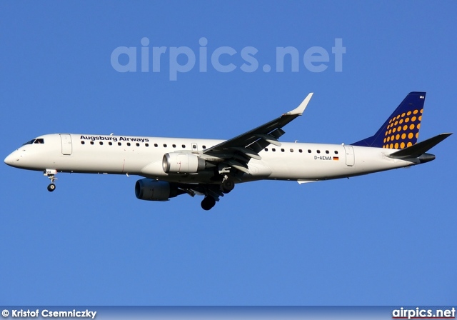 D-AEMA, Embraer ERJ 190-200LR (Embraer 195), Augsburg Airways