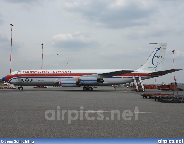 D-AFHG, Boeing 707-400, Hamburg Airport