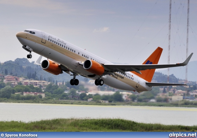 D-AHLK, Boeing 737-800, Hapag-Lloyd Kreuzfahrten