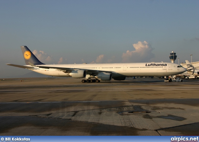 D-AIHB, Airbus A340-600, Lufthansa