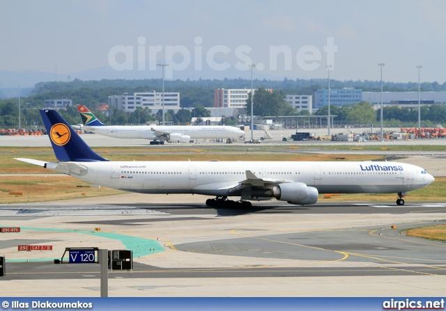 D-AIHF, Airbus A340-600, Lufthansa