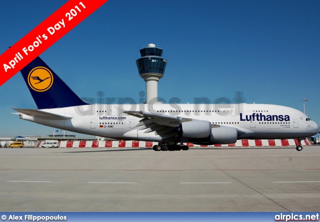 D-AIMC, Airbus A380-800, Lufthansa