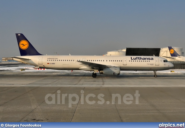 D-AISD, Airbus A321-200, Lufthansa