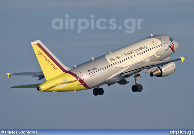 D-AKNM, Airbus A319-100, Germanwings