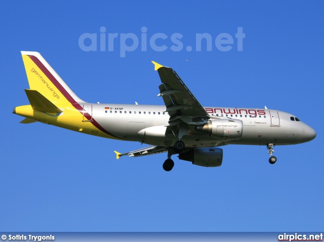 D-AKNP, Airbus A319-100, Germanwings