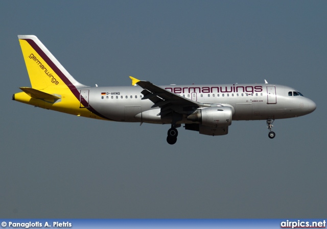 D-AKNQ, Airbus A319-100, Germanwings