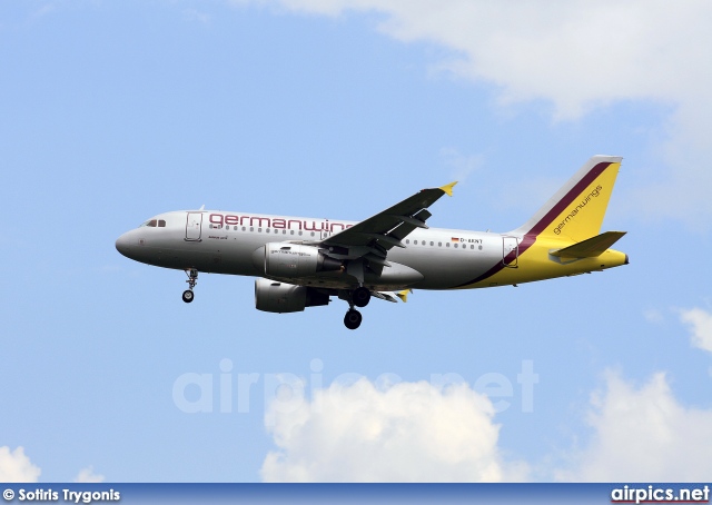 D-AKNT, Airbus A319-100, Germanwings