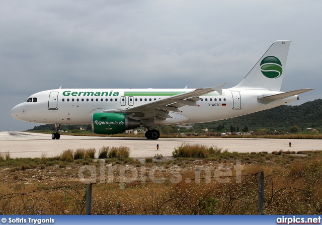 D-ASTC, Airbus A319-100, Germania