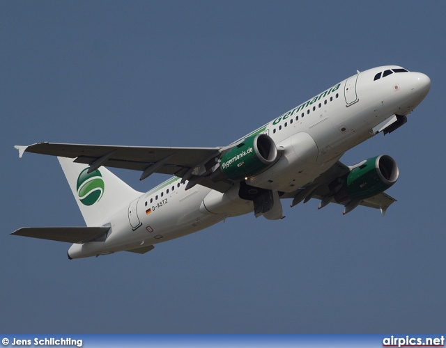 D-ASTZ, Airbus A319-100, Germania